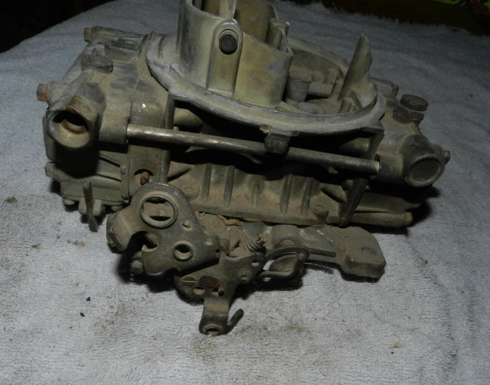 Vtg 1958-63  FORD THUNDERBIRD HOLLEY 4 barrel Carb. CORE LIST #1850-3 USED #2 - Image 4 of 4