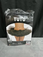 New Women’s Forum Novelties Black Tutu Skirt Halloween Costume Adult One Size
