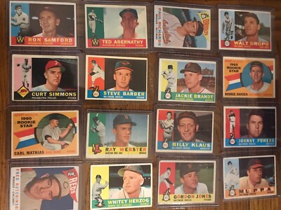 Ray Webster 1960 Topps Baseball Card (Sale Is For Card In Title) (13,211