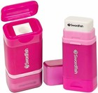 Taille-Crayon Et Gomme Combo Swordfish – Rose