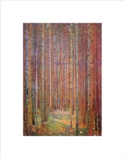 Klimt Tannenwald I Old Master Picture Framed Wall Art Print