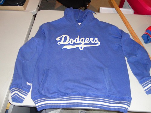 Los Angeles Dodgers Cooperstown Collection Throwback Hoodie Sweatshirt Adult L - Picture 8 of 9