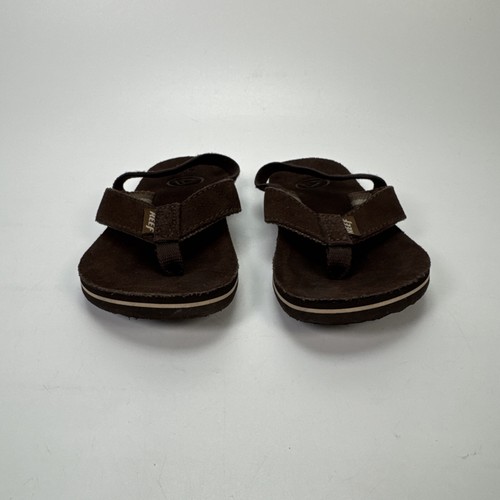 Reef Toddler Brown Flip Flop Sandles Sz 7/8 - Picture 3 of 20