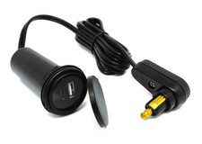 BAAS USB17 USB Doppeldose mit Bordsteckdosen - Stecker  f&uuml;r Tankrucksack