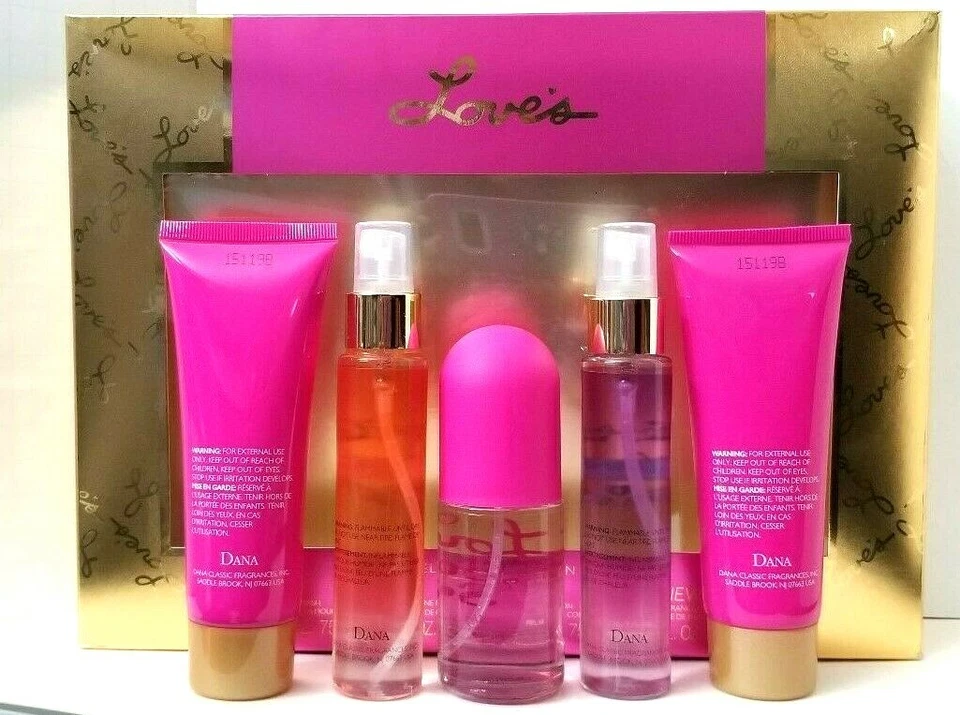 LOVE'S BABY SOFT DELUXE COLLECTION 5 piezas Set Niebla/Loción/Lavado por DANA Foto 4 de 4