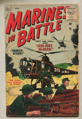 Marines In Battle: #7 VG/FN  Iron Mike McGraw  Atlas  SA