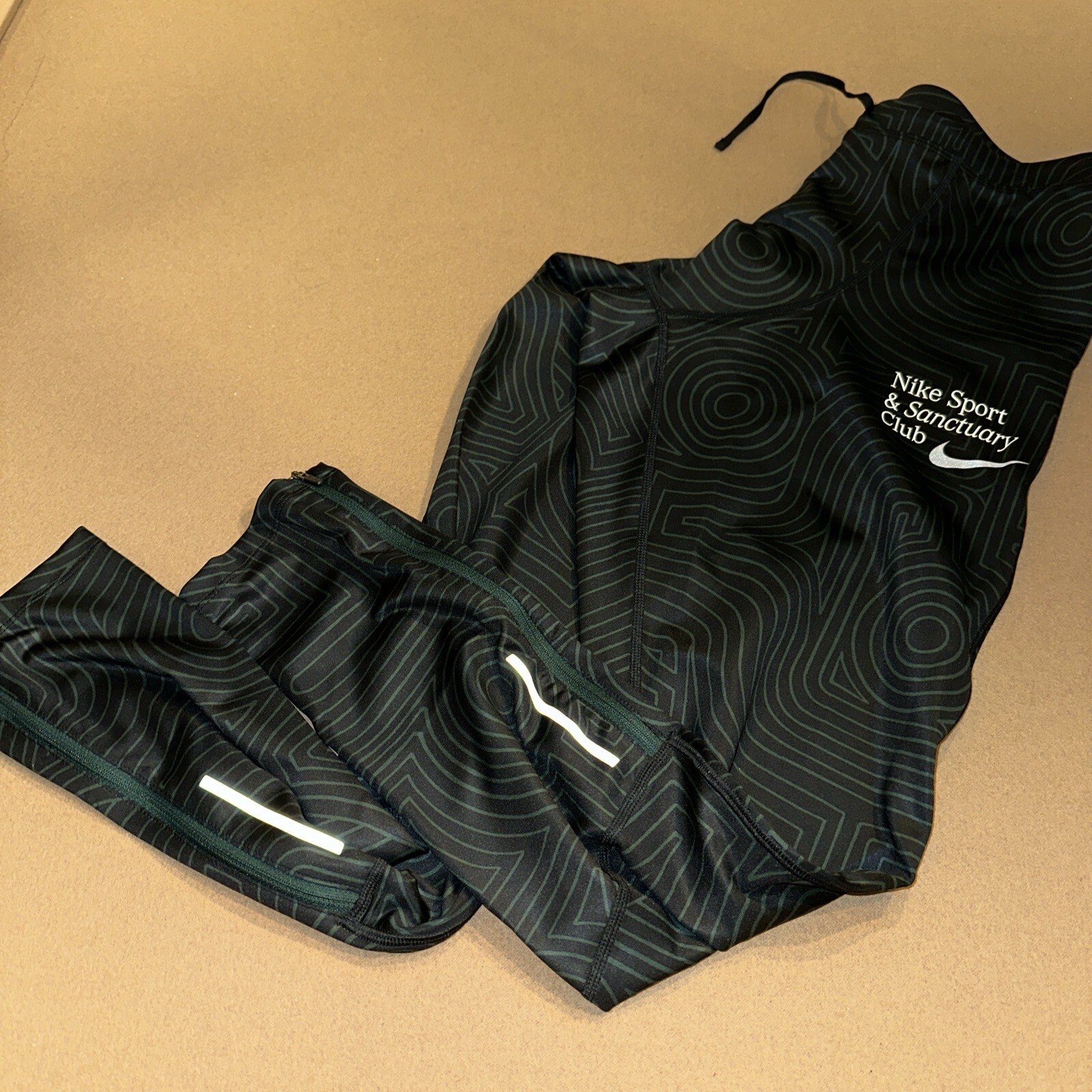 ALTRA Pantaloni a compressione Nike da uomo grigi Dri Fit Challenger Sport & Sanctuary Club XL
