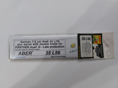 ABER 35 L-56 German 7,5cm KwK 42 L/70 Gun Barrel 1:35