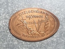Elongated Coins - Pressed Pennies - Kitzlochklamm Taxenbach Österreich Rarität!