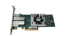H8T43 Dell QLogic QLE2662-DEL Dual Port 16GB HBA Full Height No SFPs
