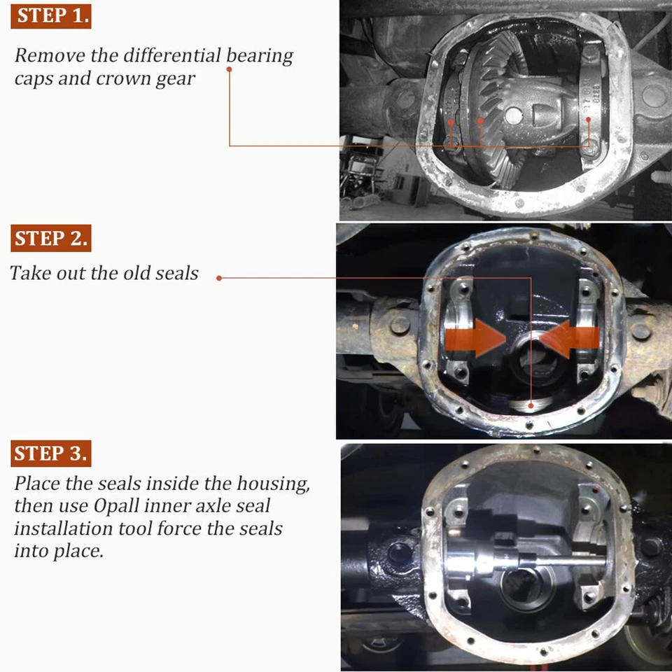 QP-883 Inner Axle Side Seal Installation Tool For Dana 30/44/60 Chevy Dodge Ford - Изображение 3 из 4