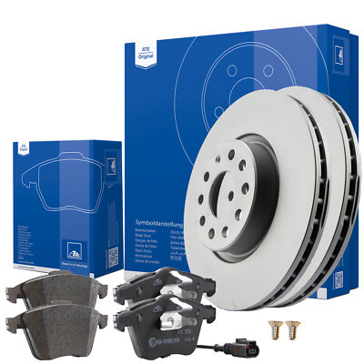 ATE Bremsenkit Bremsscheiben Bremsbeläge Audi-Seat-Skoda-VW Ø288mm VORN belüftet