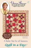 Quilt In A Day Eb-1272 Eleanor Burns Pattern, Better Star For All Seasons, New, Quilt In A Day Eb-1272 Eleanor Burns Pattern, Better Star For All Seasons, New,