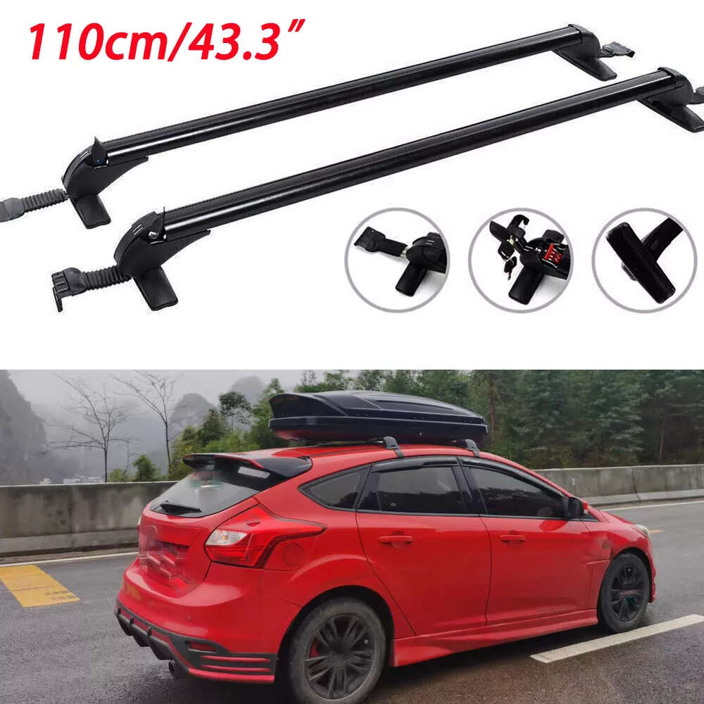 For Ford Focus MK3 SE ST Cross Bar Luggage Carrier Top Roof Rack W Locks Aluminm