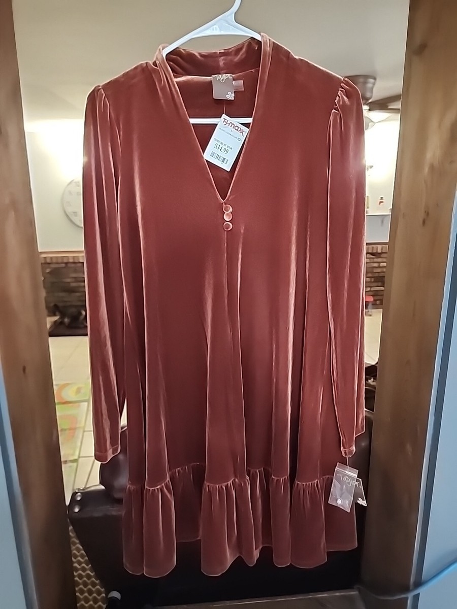 taylor brown velvet dress Maxi dress Bombshell Mini Dress | Tagged_by_Workflow_#F8156 Bodycon silhouette Zipper closure Größe:Size 16