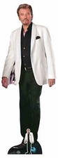 J Hallyday Lifesize Cardboard Cutout / Standee / Standup with FREE Mini