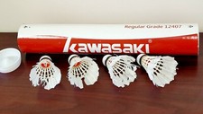 Vtg Feathered Shuttlecocks Badminton Kawasaki Regular Grade 12407
