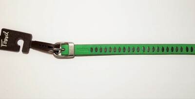 NEW FOSSIL AGED SILVER TONE BUCKLE,BRIGHT GREEN LEATHER  display picture 1