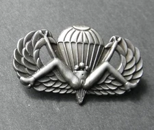 ARMY PARA PARATROOPER AIRBORNE BUSH JUMP WINGS BADGE LAPEL PIN 1.6 INCHES