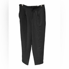 A New Day Black Tapered Leg Dress Pants Women s Size 6R High Rise Stretch