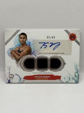 2023-24 Topps Motif Kris Murray Triple Jersey Player Worn Relic Auto /49