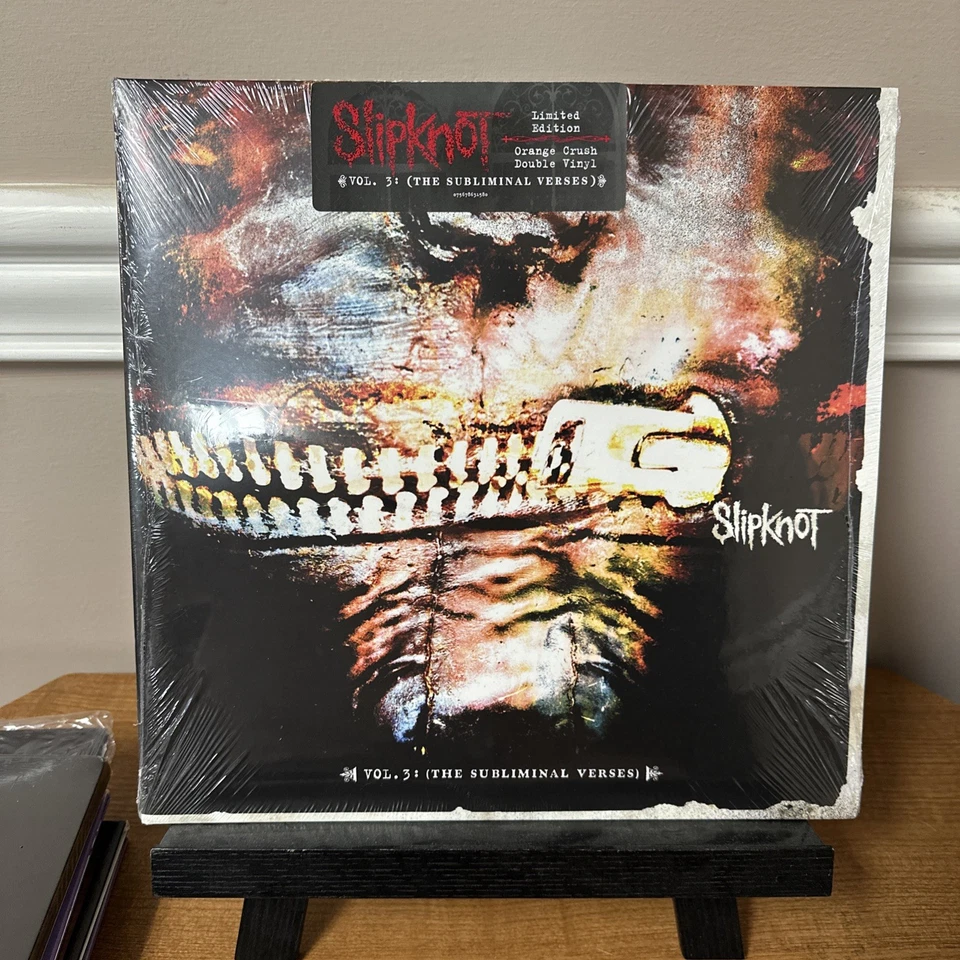 SLIPKNOT Vol. 3 The Subliminal Verses ORANGE CRUSH COLORED VINYL 2LP NEW LIMITED - Image 2 of 4