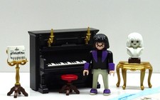 NOSTALGIE PIANO SPIELER PLAYMOBIL 6527 Klavier Musiker Rosa Serie NEU IN FOLIE !