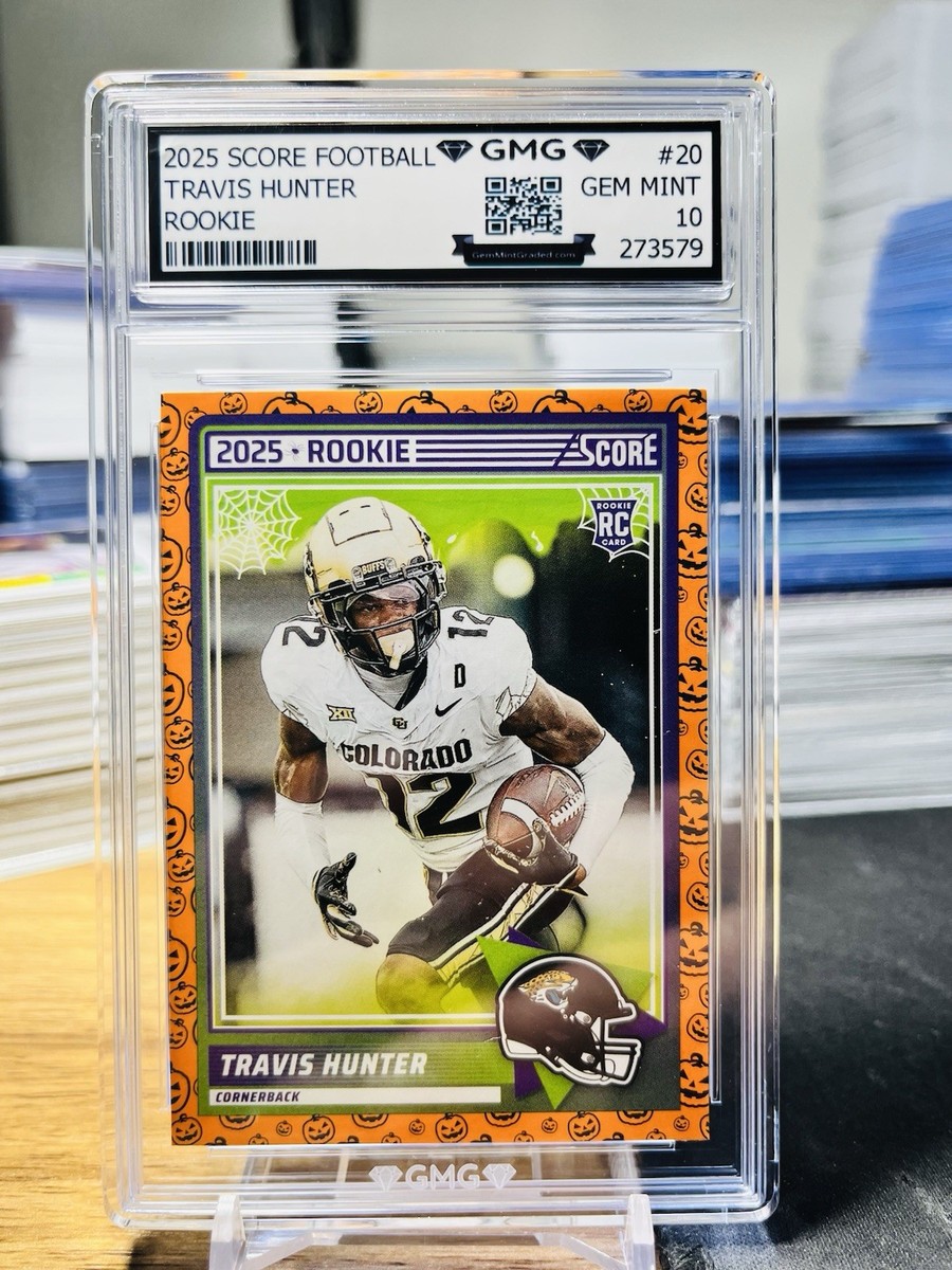 2025 Score Football Travis Hunter Rookie GMG Graded 10 Gem Mint