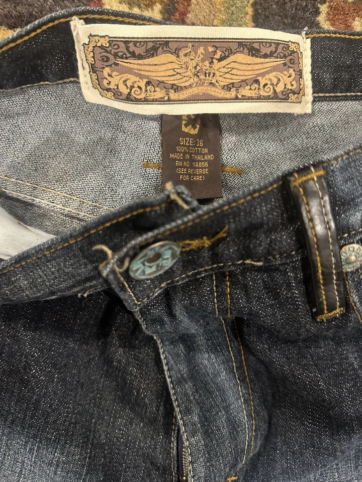 NUEVO NBN Gear Pantalones Cortos de Jean Lavados Para Hombre Talla 36 Foto 4 de 4