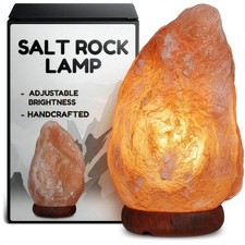 Himalayan Salt Rock Lamp with Dimmer Hand-Carved Himalayan Salt Lamp Night ...