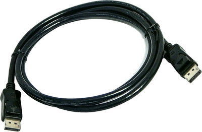 BIZLINK 6-Ft DisplayPort (DP) Cable Male-to-Male (with locking latches) Black