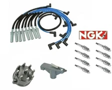 Tune Up Kit NGK Spark Plugs & Cap For Dodge Ram Dakota Durango Magnum 5.2 5.9 V8