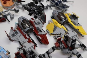 LEGO&reg; Star Wars&trade; Huge Lot Of Incomplete Built Sets 75281 7261 75135 75338 75379