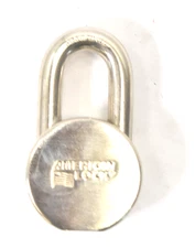 American Lock Series H10 Solid Steel Chrome Plated Padlock NO KEYS Shackle