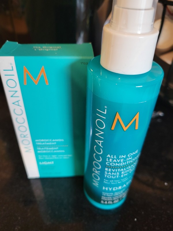MoroccanOil-Treatment Light 1.7 Oz NIB & Leave IN Conditioner 5.4oz
