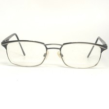 Brendel MOD 75 Black Silver Eyeglasses Frames 53-19-145 Rectangle Mens Womens