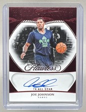 Joe Johnson 2024 Panini Flawless Ruby All-Star Ink Auto 4/15
