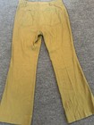 Cabi Charlie Trouser Green Linen Blend sz 8 70s Groovy Festival Hippie Gypsy  — photo 2