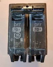 GE General Electric THQL2170 70-Amp 2-Pole 120/240VAC Breaker