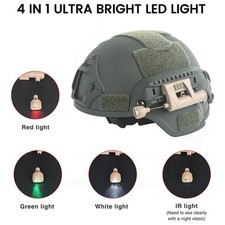 Heavy-Duty Tactical Helmet Light, LED Headlamp Suitable for Outdoor Activities