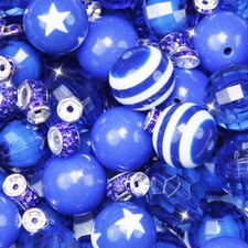 106Pcs 20mm Beads for Pens Making with 20mm/8mm diameter, 2mm hole, Dark Blue