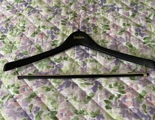 Neiman Marcus MCM Hollywood Regency Black Plastic Suit Fur Coat Hanger 18  