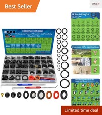 Comprehensive 3-in-1 Faucet  Hose Repair Kit - 1075 Rubber Washers Included