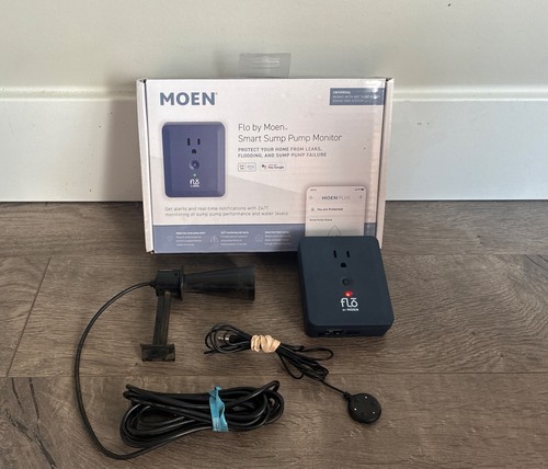 Moen Smart Sump Pump Monitor - Indoor Water Leak Detector -S2000ESUSA