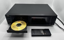 JVC Compact Disc Changer XL-M600 6 CD  Single Disc Player Remote,Cables,Manual