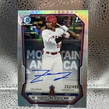 2026 Bowman Isaiah Jackson Chrome 1st Refractor Auto /499 #CPA-IJ Angels