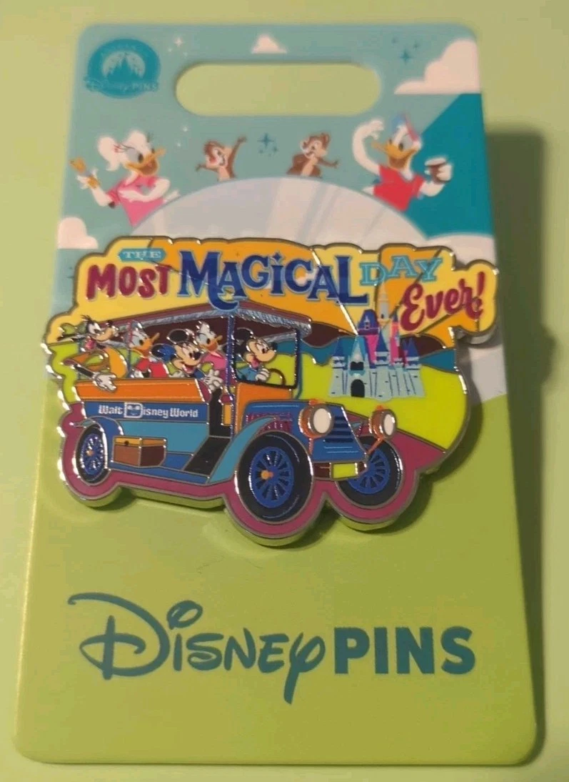 New Disney WDW Most Magical Day Ever Pin Mickey Goofy Donald Minnie Daisy