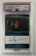 Game Of Thrones Rittenhouse Kit Harington Jon Snow 2014 Auto Autograph Card PSA