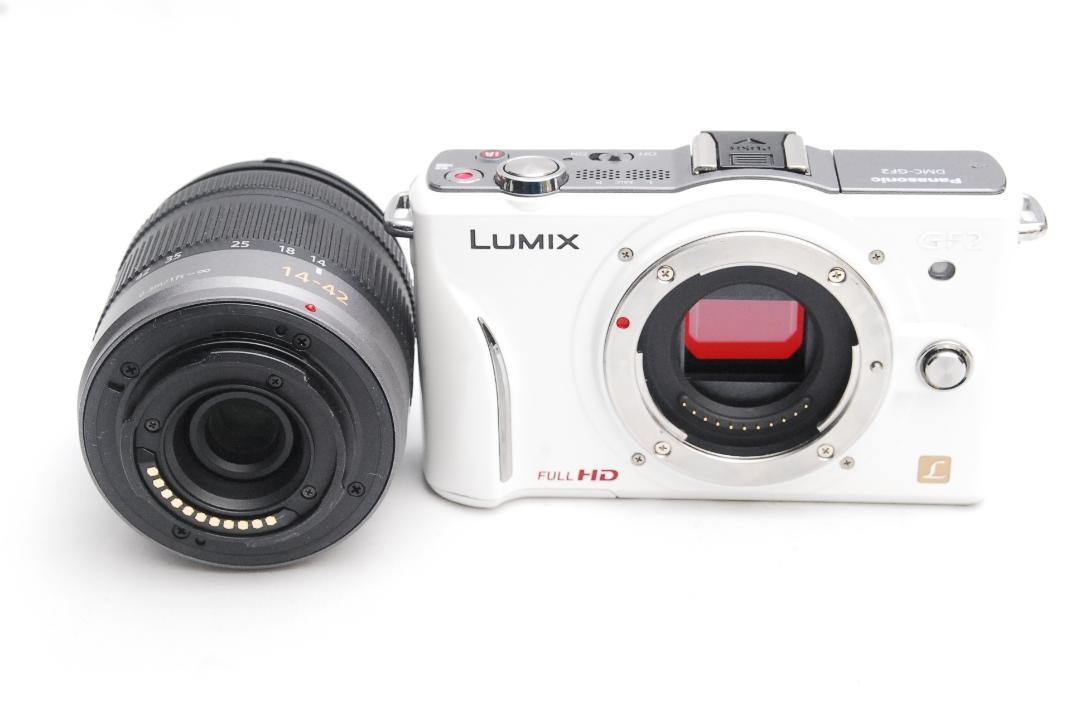 Panasonic Camera LUMIX DMC GF2 14 42mm Compact Mirrorless Kit With