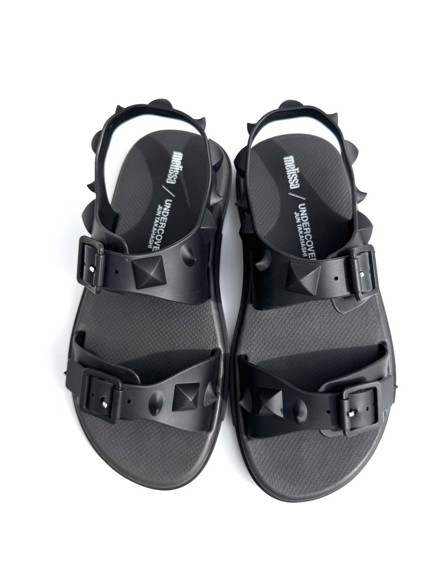Melissa x Undercover Jun Takahashi Spikes sandals black rubber